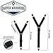 Dapper Wardrobe The Best Premium Shirt Stays for Men, Police & Military Forces Shirt Stay (A Pair of Y Shirt stays (Two))