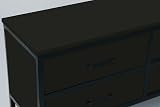 vgoltd Black Furniture Sticker Self Adhesive Vinyl Roll 30x100 cm view 3