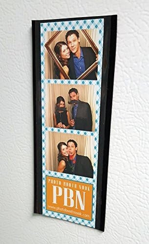 50 Black Magnetic Photo Booth Frames for 2x6 Photo Strips, Photo Booth Nook Brand