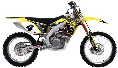 Factory Effex 19-07424 Rockstar Complete Shroud/Trim/Lower Fork Graphic Kit