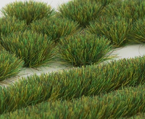 WWScenics Static Grass Tuft & Strip Set | 6mm Summer | SUM6MIX | for Model Scenery