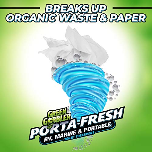 Green Gobbler Porta Fresh Best RV Marine Porta Potty Holding Tank