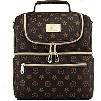 AI.BO&S Adult Lunch Box Insulated Lunch Bag Large Cooler Tote Bag for Men, Women, Double Deck Cooler.