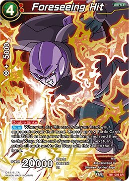Foreseeing Hit - TB01-008 - SR - The Tournament Of Power
