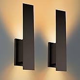 Edwarmlux Indoor Wall Sconces, Modern Wall Lights, Up and Down Wall Mount Light, Dimmable Hardwired Wall Light for Bedroom, L