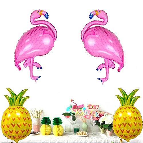 2 Sakolla+Flamingo+Pineapple+Decorations+Tropical
