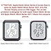 TAURI [6-Pack Screen Protector for Apple Watch 40mm/38mm (Series 5/4/3/2/1 Compatible), Liquid Skin Max Coverage Anti-Bubble HD Flexible Film