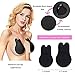Adhesive Bra Silicone Push Up Strapless Sticky Bra with Lift Nipple Covers 2 Pack (C/D, Beige)