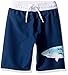 The Children's Place Boys' His Li'l Printed Trunks Swim Shorts, Captain Navy, 3T