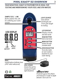 Exact 486201 piscina EZ Agua Tester