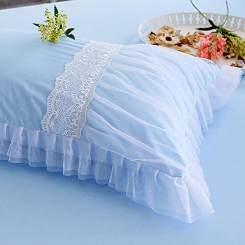 Cotton lace Princess pillowcase/Single pillowcase cotton solid color-B 47x74cm(19x29inch)