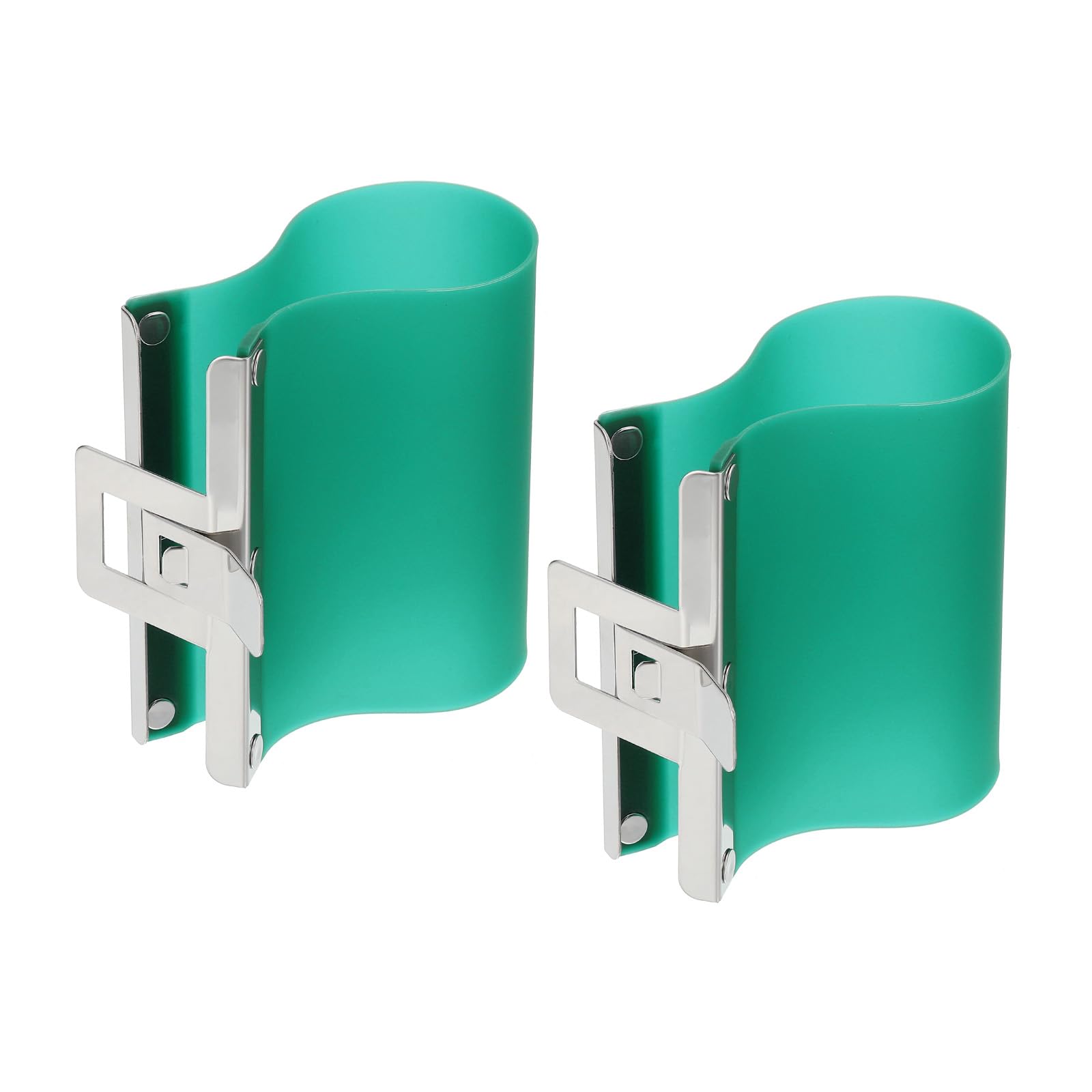 PATIKIL 11OZ 3D Mug Wrap Silicone Mug Clamp, 2 Pcs Sublimation Silicone Mug Cup Clamp Fixture for Mugs Printing Heat Transfer Machine, Green