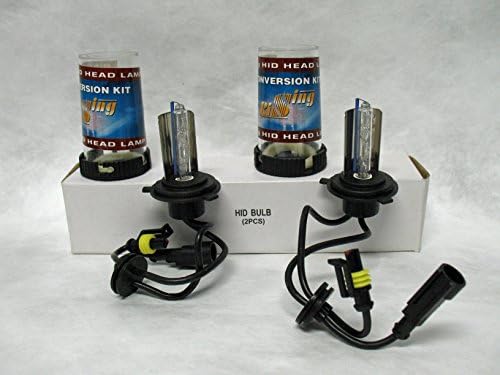 Single Beam H4 9003 12000K Xenon HID Light Bulb Set of 2