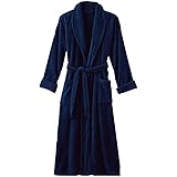 mens blue bathrobe