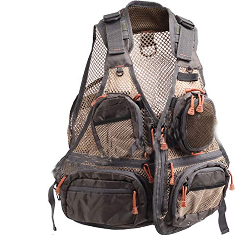 Aventik Gilet De Pêche à La Mouche Super Léger Pour Tous Les Hommes Sans Fous En Ouades, Gilet De Pêche à La Mouche En Eau Profonde Pour Garder Au Frais