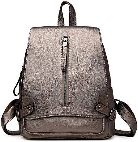 Xuaber Women Backpack Genuine Leather Casual Daypack Schoolbag for Girls Teenager Shoulderbag Knapsack