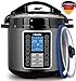 Mueller UltraPot 6Q Pressure Cooker Instant Crock 10 in 1 Pot with German ThermaV Tech, Cook 2 Dishes at Once, BONUS Tempered Glass Lid incl, Saute, Steamer, Slow, Rice, Yogurt, Maker, Sterilizer