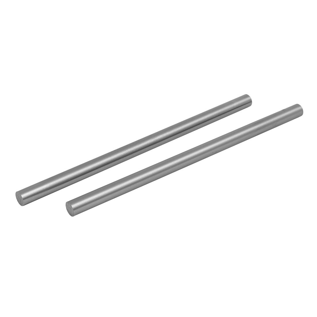 Sourcingmap uxcell10mm Dia 200mm Length HSS Round Shaft Rod Bar Lathe Tools Gray 2pcs