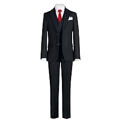 Marvelous World Boys' Suits Slim Fit 5 Pieces