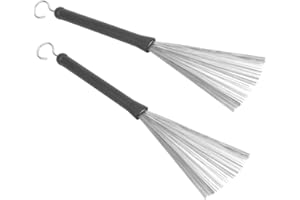 adjustable Drum Brush, Rubber Drum Brush, strong and durable coated metal easy to play Percussion Accessories Drum Christmas 