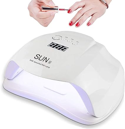 Lampe Uv Sèche Ongles Skyuv 54w Uv Led Séchoir à Ongles Professionnel Avec 4 Minuteries 5306099s Lcd Ecran Lampe Uv Ongles Pour Vernis Semi