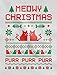 Meowy Christmas Ugly Sweater Design - Cute Xmas Infant Baby Long Sleeve Bodysuit