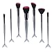 TTRWIN 7PCs Fashion Mermaid MakeUp Brushes Set Eyebrow Eyeliner Blush Foudation Cosmetic Tools
