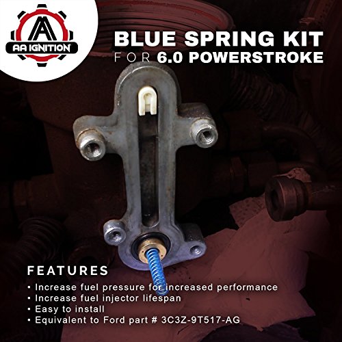 6.0 Blue Spring Kit Upgrade Fuel Regulator Kit Fits Ford Blue