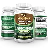 PREMIUM Veggie Garcinia Cambogia Extract with 60% HCA - PURE 500mg Capsule can aid Weight Reduction & Appetite Suppression.