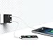 i-Blason 4 Port USB Travel Wall Charger Hub 34W with Smart Charge Technology for Apple iPhone 6, 6S, 6 Plus, iPad Air, Mini, iPod Touch, nano, most other phones and tablets (4 Ports)