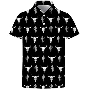 ZEVONIKA Boys Polo Shirts Short Sleeve Golf Shirts Casual Collared Tops for Kids School Uniform 5-14 Years