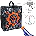 Junpro Target Pouch Storage Carry Equipment Bag with 2PCS Hooks for Nerf Guns Darts N-Strike Elite / Mega / Rival Series