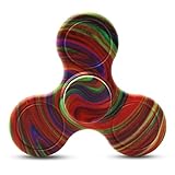 Cppslee Hands Fidget Spinner Safe Cool Toy Stress Reducer- Perfect For ADD, ADHD, Anxiety, and Autism Adult Children (A- #5 Multi Curve)