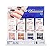 KISS Glam Fantasy Ultimate Diamond Nails Silver Stiletto 28 Nails KGFD05X