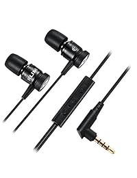 ??KLIM Fusion Auriculares con micrófono de audio   Auriculares con cable de larga duración + 5 años de garantía   Innovador: in-ear con auriculares de espuma de memoria con micrófono   Jack de 0.138 in   Nueva versión de auriculares 2019