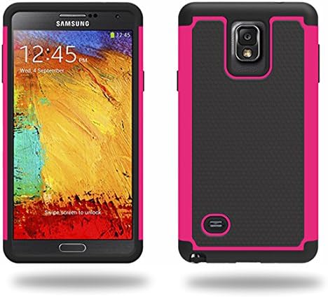 Samsung galaxy note 4 case - KAYSCASE TurtleBox Heavy Duty Cover Case for Galaxy Note 4 Smartphone Cell Phone, 2014 Version (Pink)