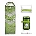 Sleeping Bag Outdoor Camping Extra Wide - Bonus Pillow - for Men Women & Adults 210T Ripstop Compact Envelope Sleeping Bag - Ideal for All Year Long–Available in Two Colors and Different Thickness