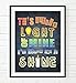 This Little Light of Mine I'm Gonna Let it Shine Matthew 5:16 Vintage verse scripture ART PRINT, UNFRAMED Christian Children nursery wall decor poster, 8x10 inches