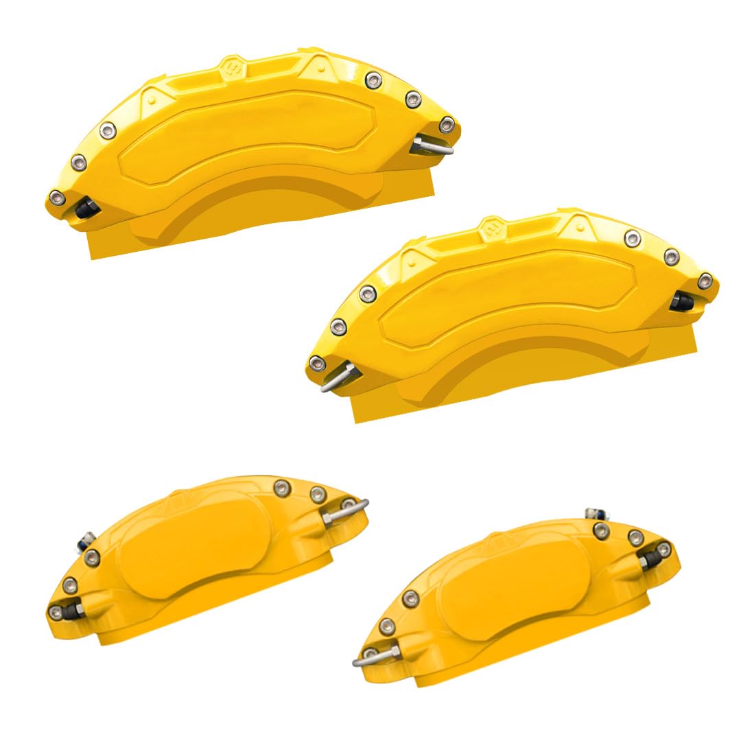 Photo 1 of AOOA Aluminum Yellow Caliper Covers Fits 2011-2023 Dodge Charger/Challenger SXT/SE/Chrysler 300((Front Single Piston)