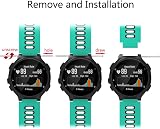 ISABAKE Soft Silicone Watch Strap for Garmin Forerunner 230 235 620 630 735XT view 6