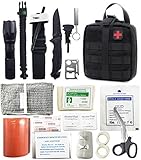 Survival Kit First Aid Kit Molle Pouch Trauma Bag Tactical IFAK Pouch for Camping Boating Hunting Hiking Home Car and Adventure