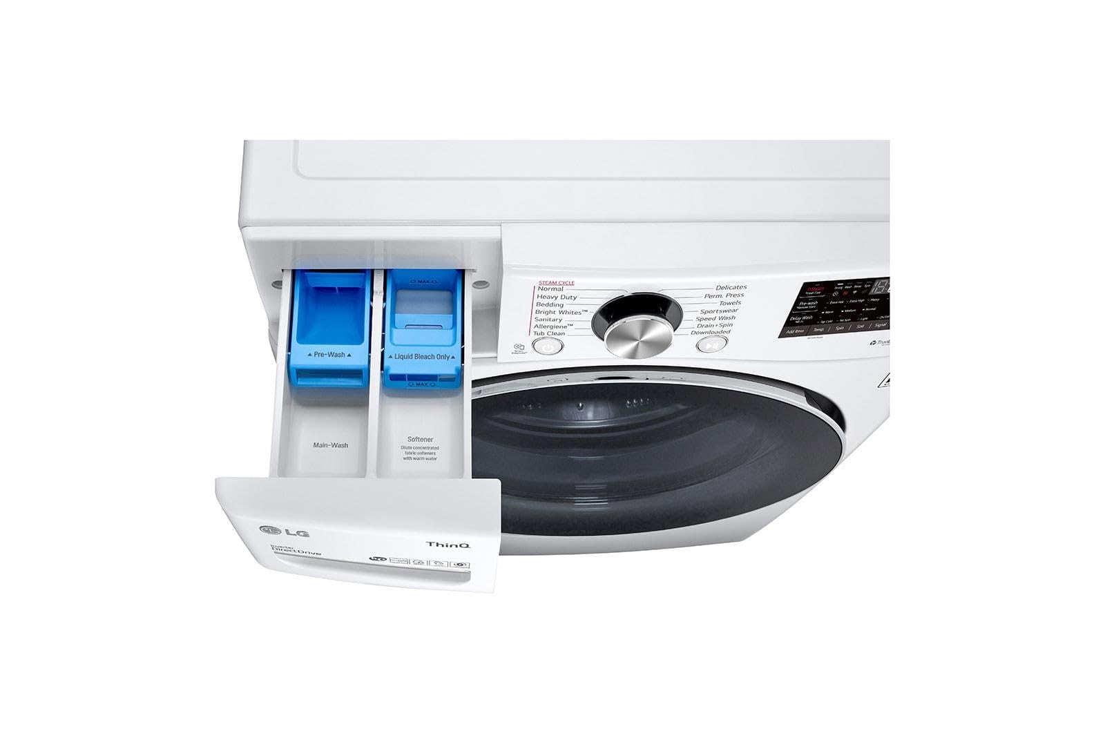 LG 5.0 cu. ft. Mega Capacity Smart Wi-Fi Enabled Front Load Washer with TurboWash 360 and Built-In Intelligence