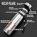 Delso Flask Stainless Steel Water Bottle Double Wall Vacuum Insulated BPA Free Multipurpose Design for Indoor Outdoor Sports Home School Office Camping Hiking (Gentle Black)