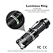 Hausbell 2 Pack Flashlights, 7W Ultra Bright Mini LED Flashlight-Adjustable Focus 3 Modes Gifted with Free Compass