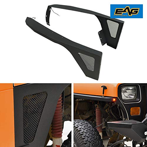 EAG Front Fender Flare with LED Eagle Lights Armor Fit for 8795