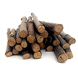 100g Pet Snacks Organic Apple Sticks Bonus for Squirrel Rabbits Guinea Pigs Chinchilla Rabbits Parrot Bird and Other Small Animals Chew Toys