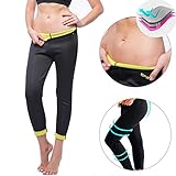 KIWI RATA New Ankle Long Thermo Pants Neoprene Sweat Sauna Suit Yoga Leggings for Women Ladies Weight Loss Burn Fat