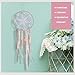 OFNMY 3pcs Boho Dream Catchers Macrame Handmade Gold Pink White Dreamcatcher for Wall Hanging Decoration, Wedding Party Favor, Baby shower, Girls Nursery Room Decor