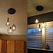 YOBO Lighting Antique 3-lights Oil Rubbed Bronze Chandelier with Wire Cage