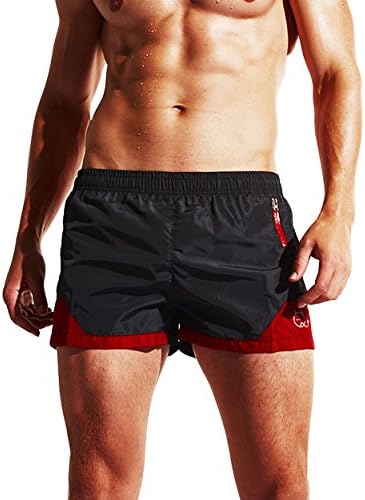 Karin Beckett shop Men's Dry Fit Shorts Elastic Waist Swim Trunks Pocket
